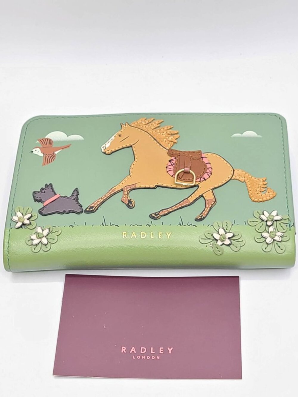 Radley London Pistachio (Green) Lunar New Year Med Bifold Wallet NWT